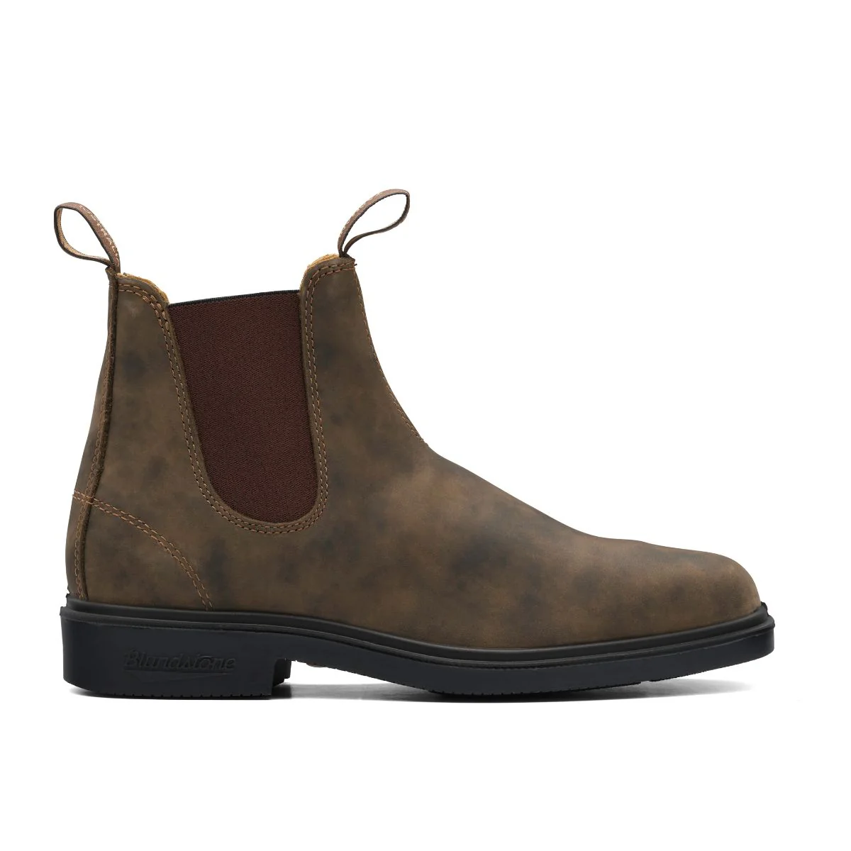 Blundstone 1306 Unisex Dress Boot in Rustic Brown - Image 3