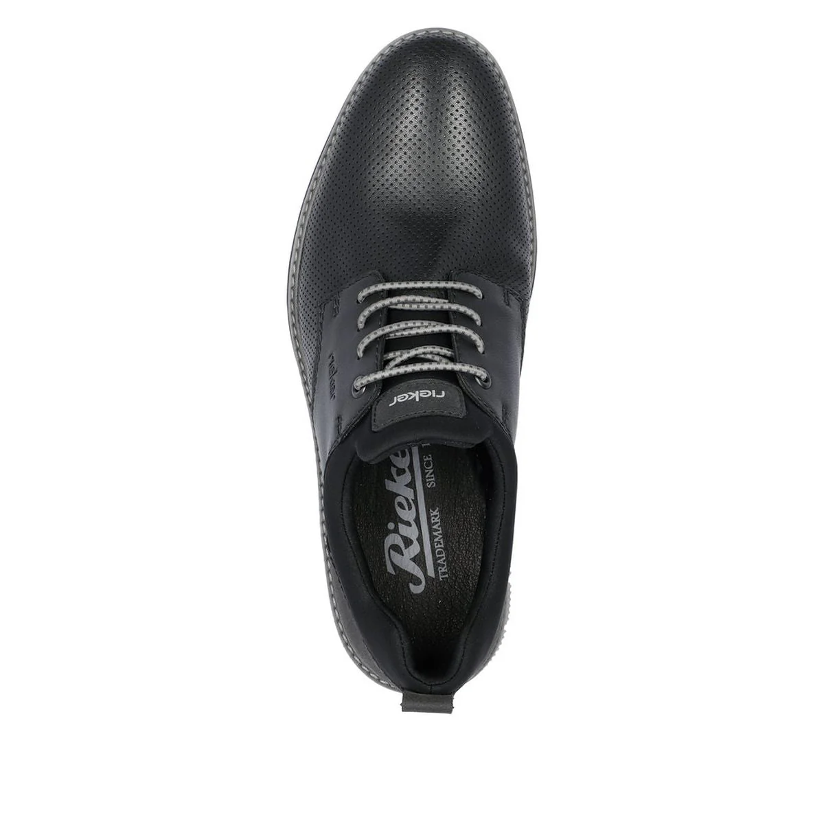 Rieker 14450 Men's Slip-On Shoes in Black - Image 6