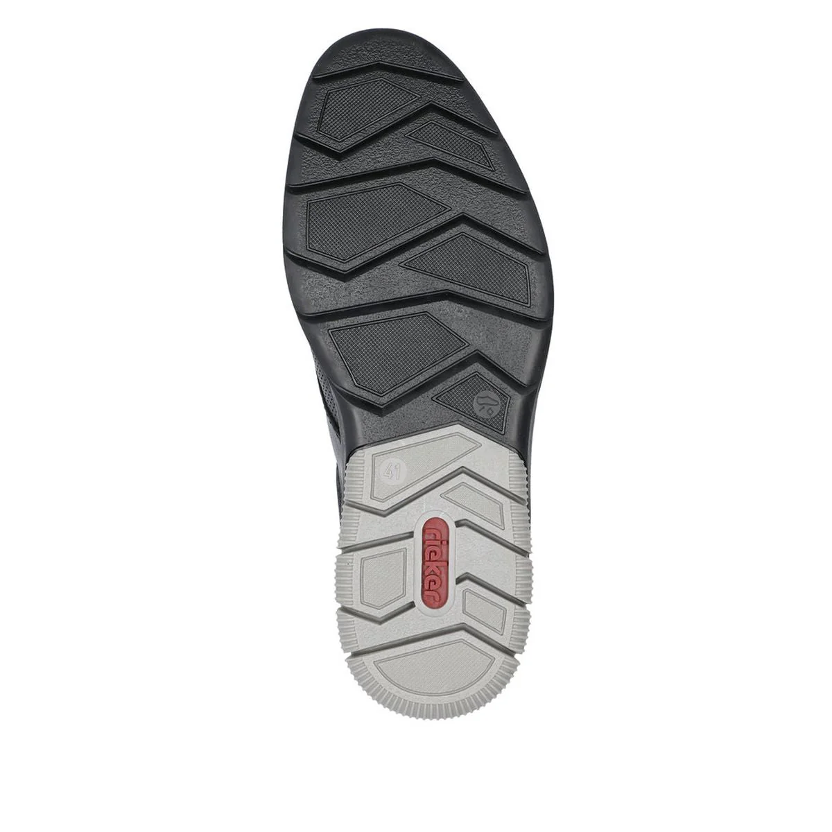 Rieker 14450 Men's Slip-On Shoes in Black - Image 7