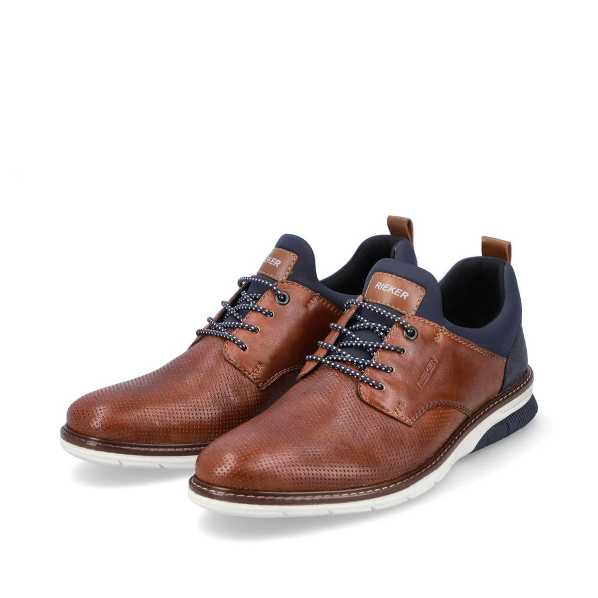 Rieker 14450 Men's Slip-On Shoes in Tan - Image 7