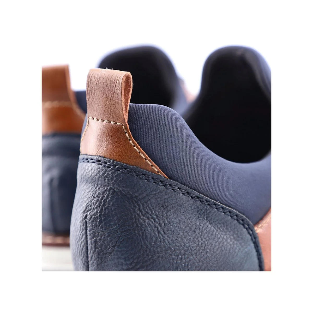 Rieker 14450 Men's Slip-On Shoes in Tan - Image 9