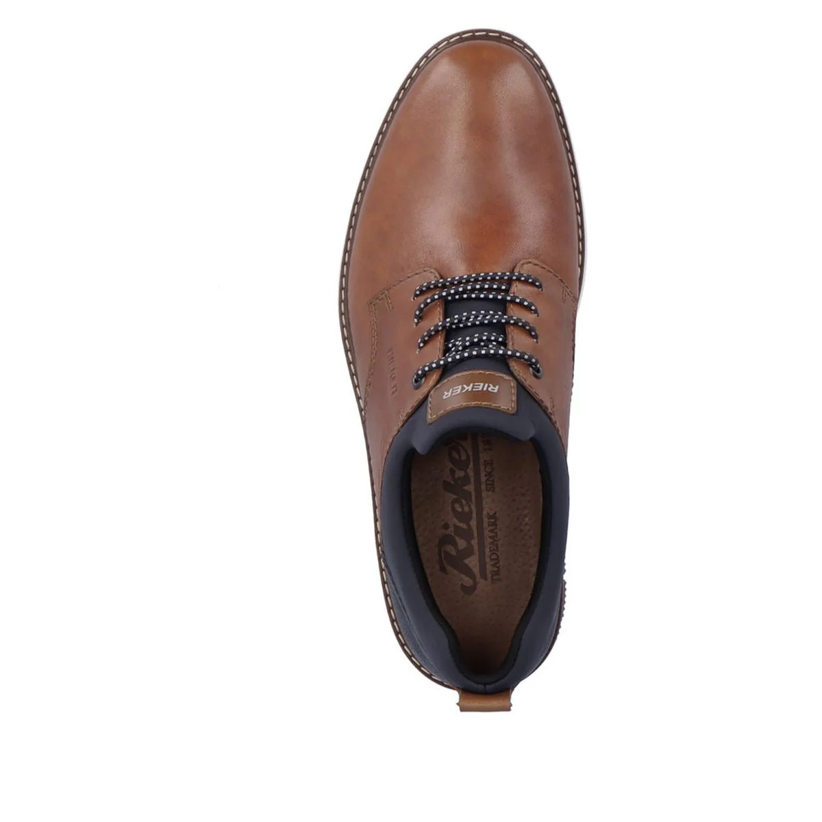 Rieker 14454 Men's Dress Slip-On Shoes in Brown - Image 6