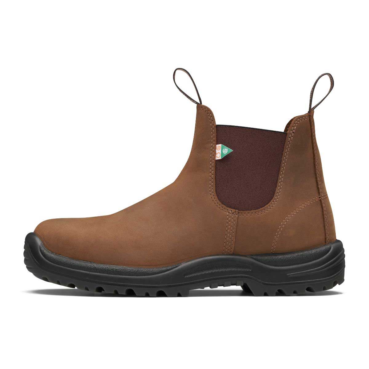 Blundstone 164 Work & Safety Unisex Boot in Saddle Brown - Image 5