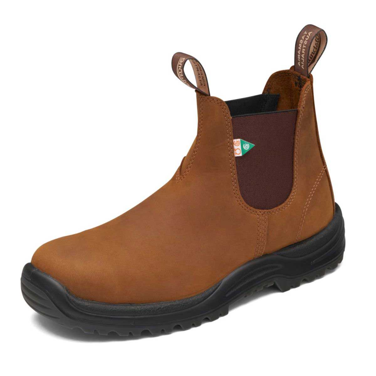 Blundstone 164 Work & Safety Unisex Boot in Saddle Brown - Image 6