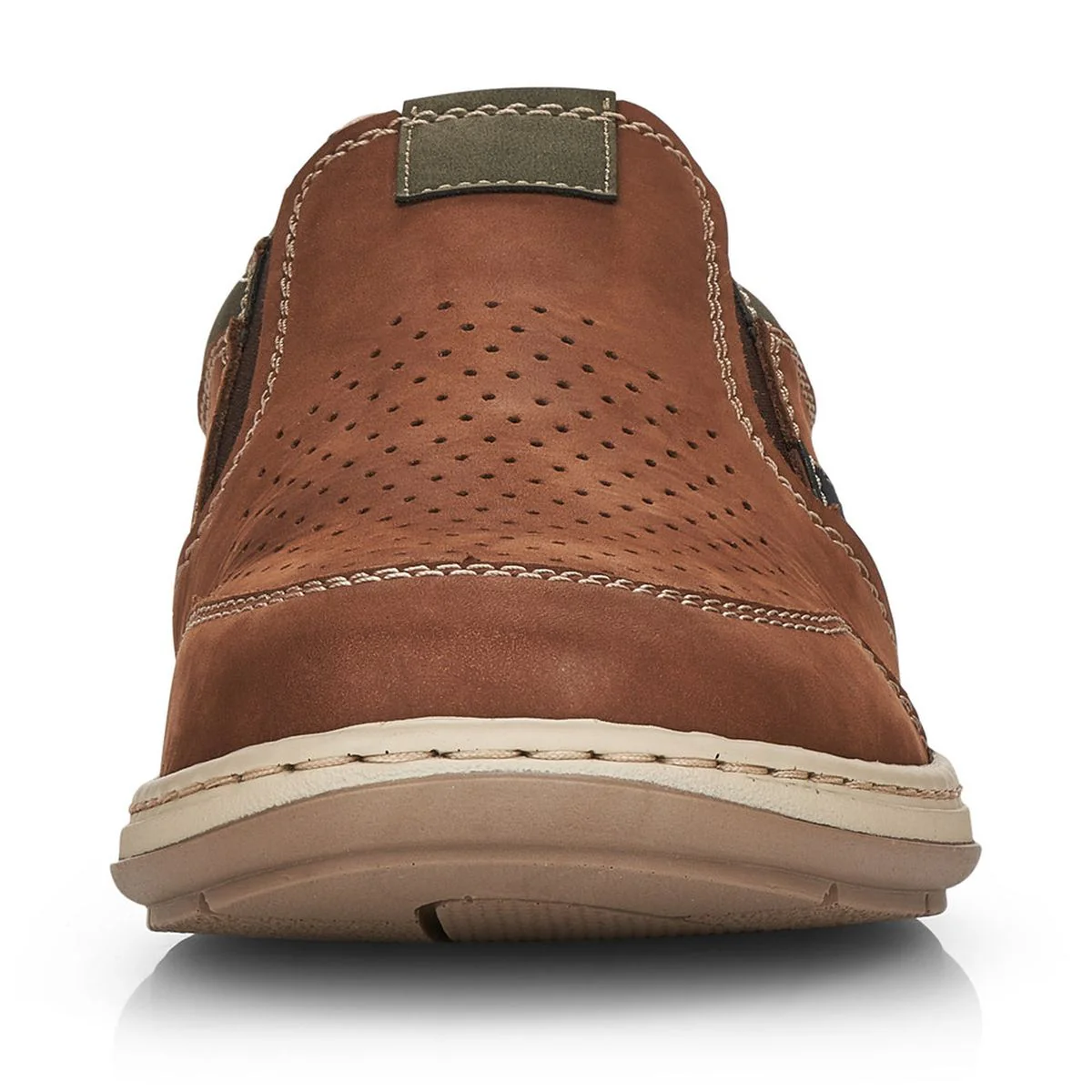 Rieker 17371 Men's Slip-On Shoes in Brown - Image 5