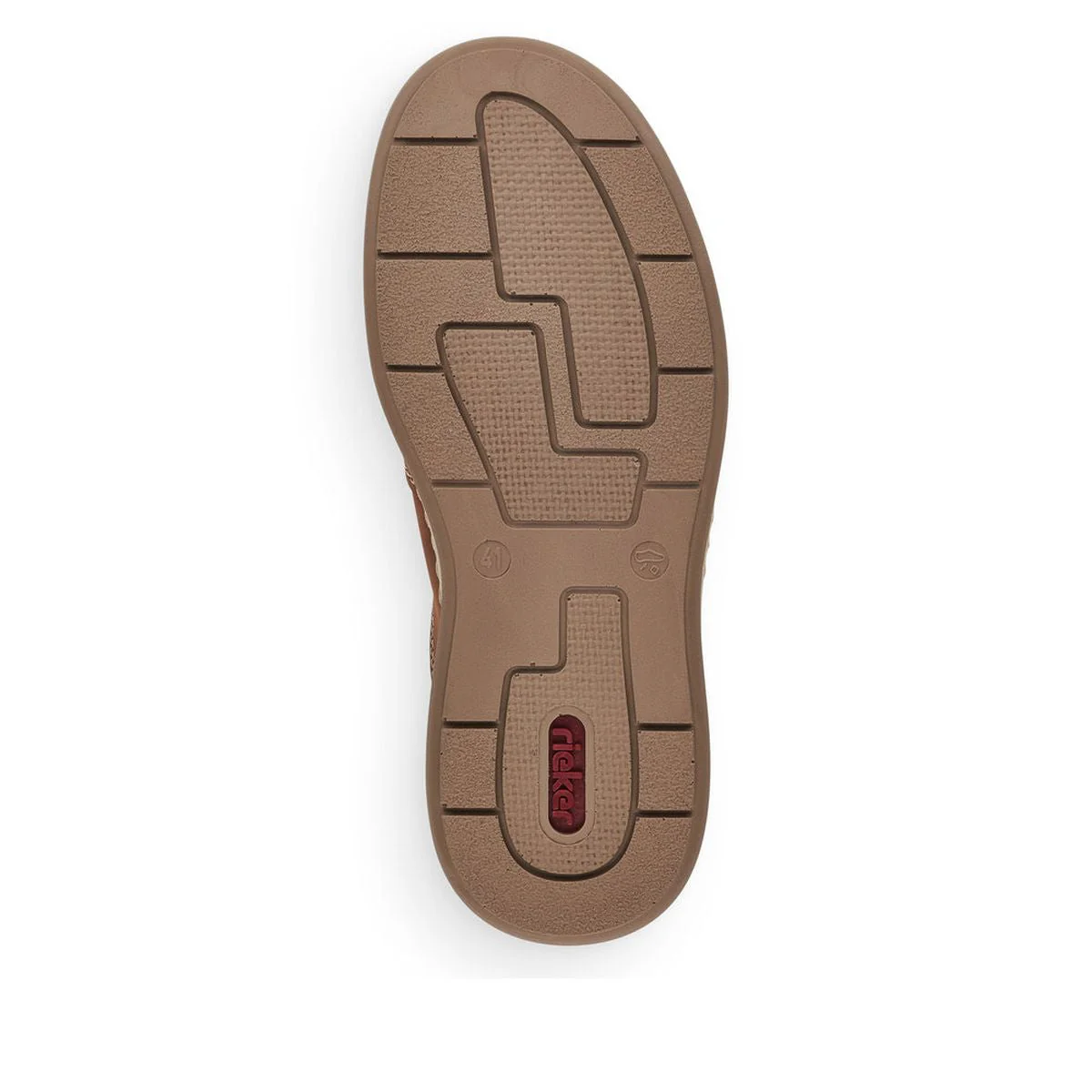Rieker 17371 Men's Slip-On Shoes in Brown - Image 7