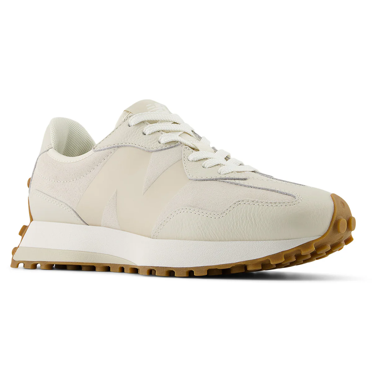 New Balance Women’s 327 Classic Retro Runner — Linen/Timberwolf