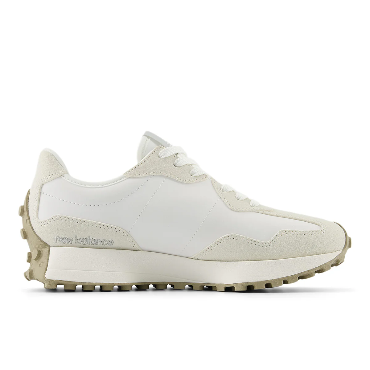 New Balance Women’s 327 Classic Retro Runner — Sea Salt/Grey - Image 3
