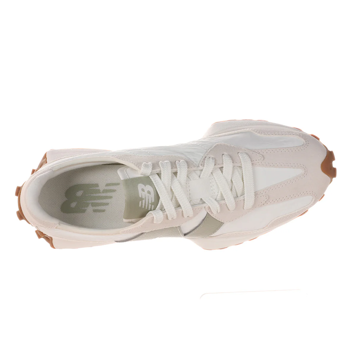 New Balance Women’s 327 Classic Retro Runner — Linen/Olive - Image 4