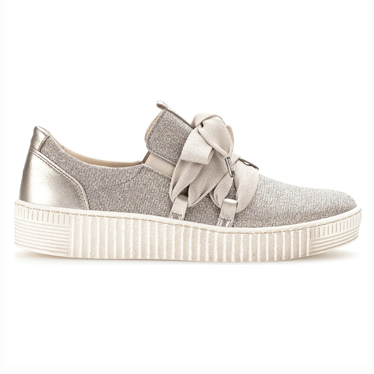 Gabor 333.64 Women's Glitter Slip-On Sneaker in Rose Gold