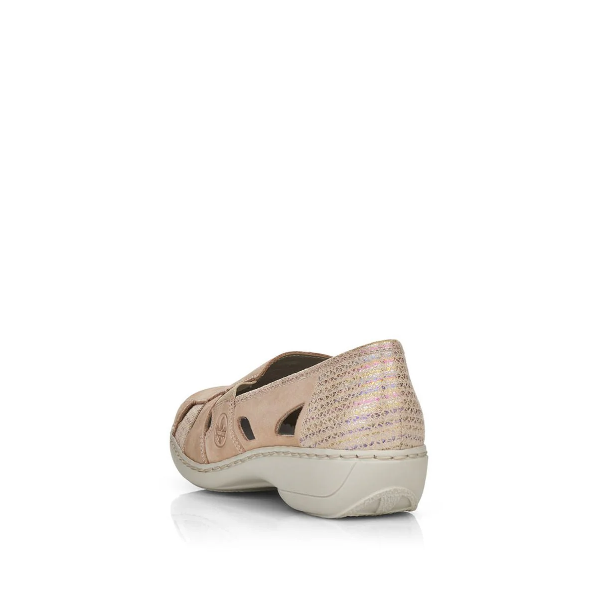 Rieker 41385 Women's Casual Slip-On in Beige - Image 3