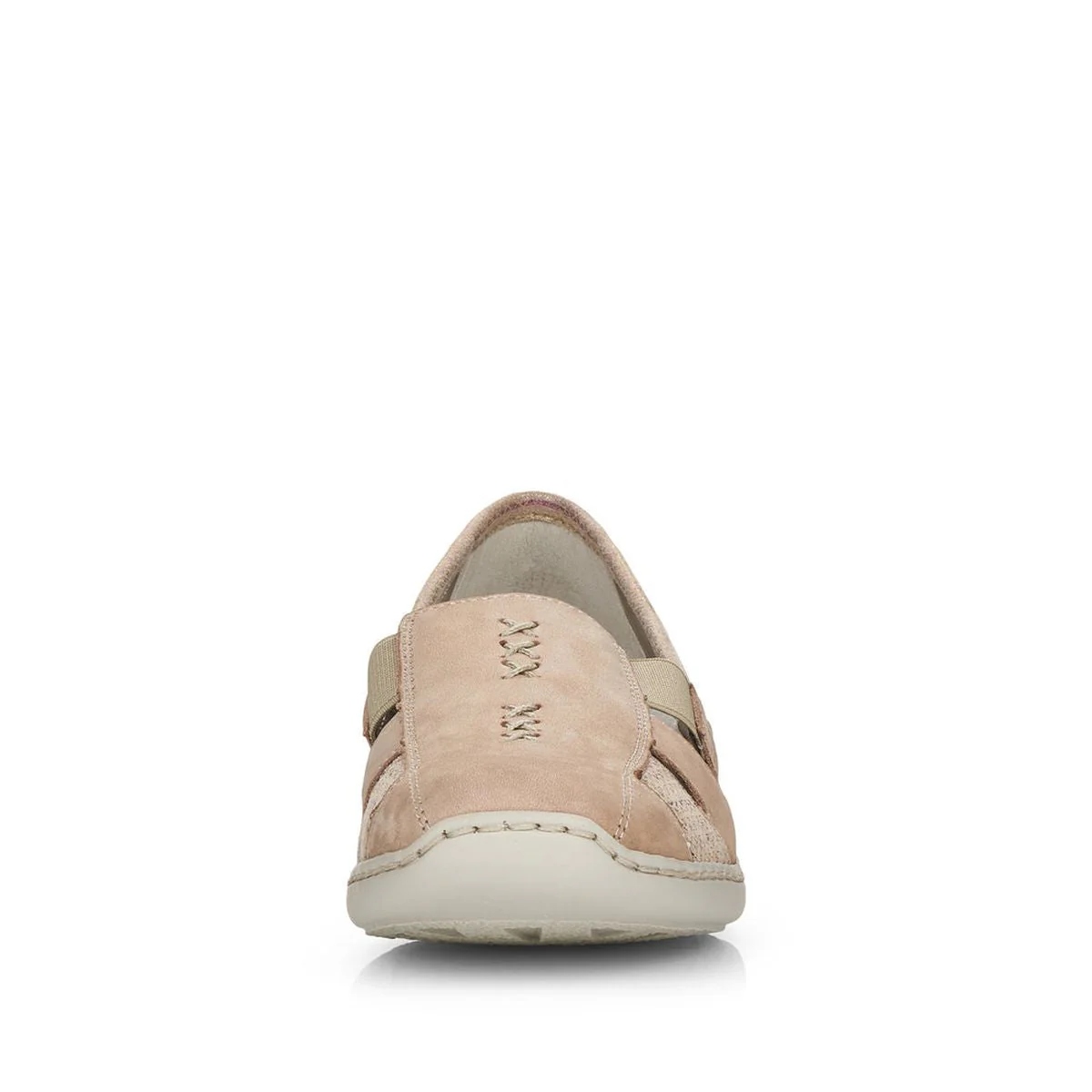 Rieker 41385 Women's Casual Slip-On in Beige - Image 4