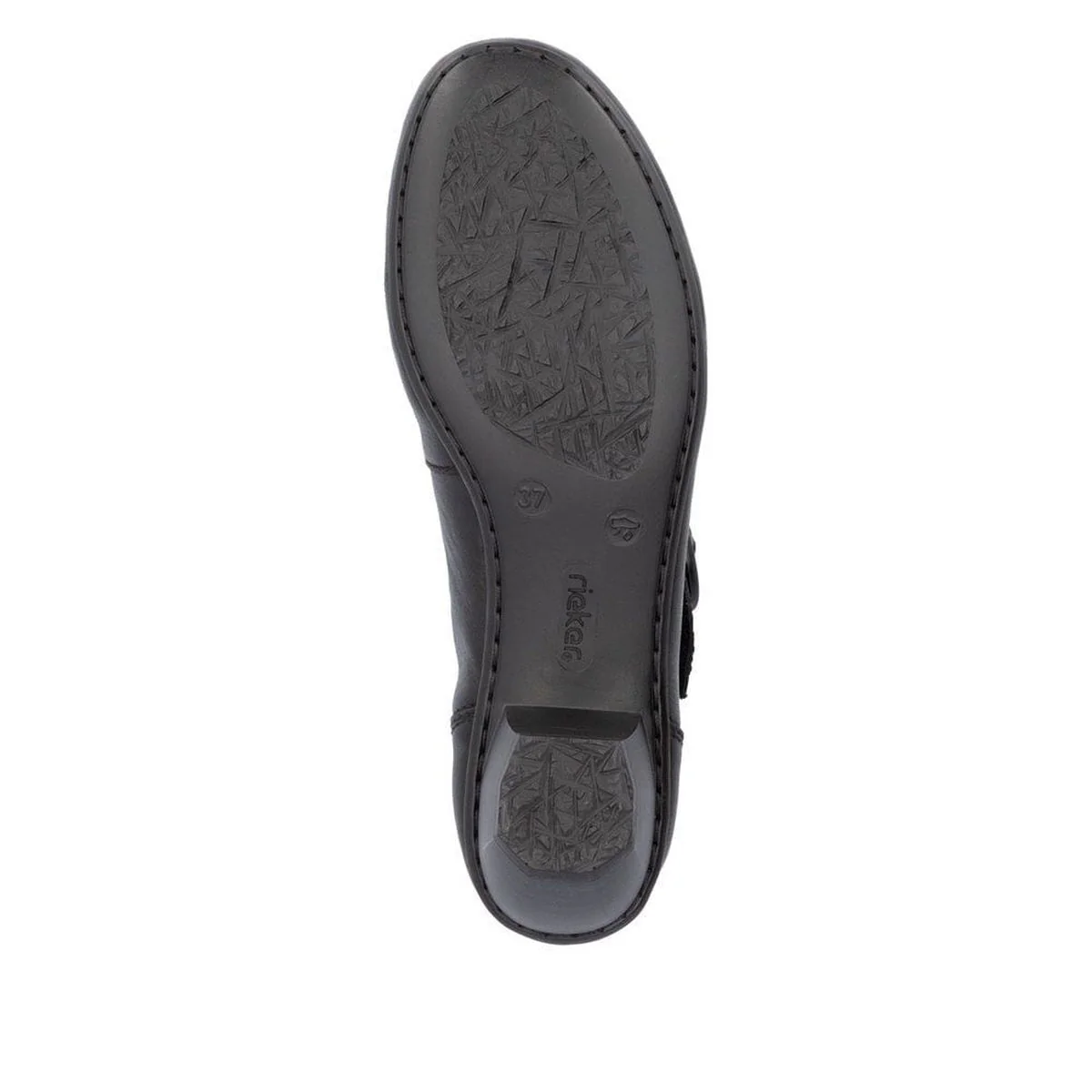Rieker 41756 Women's Mary Jane Block Heel in Black - Image 4