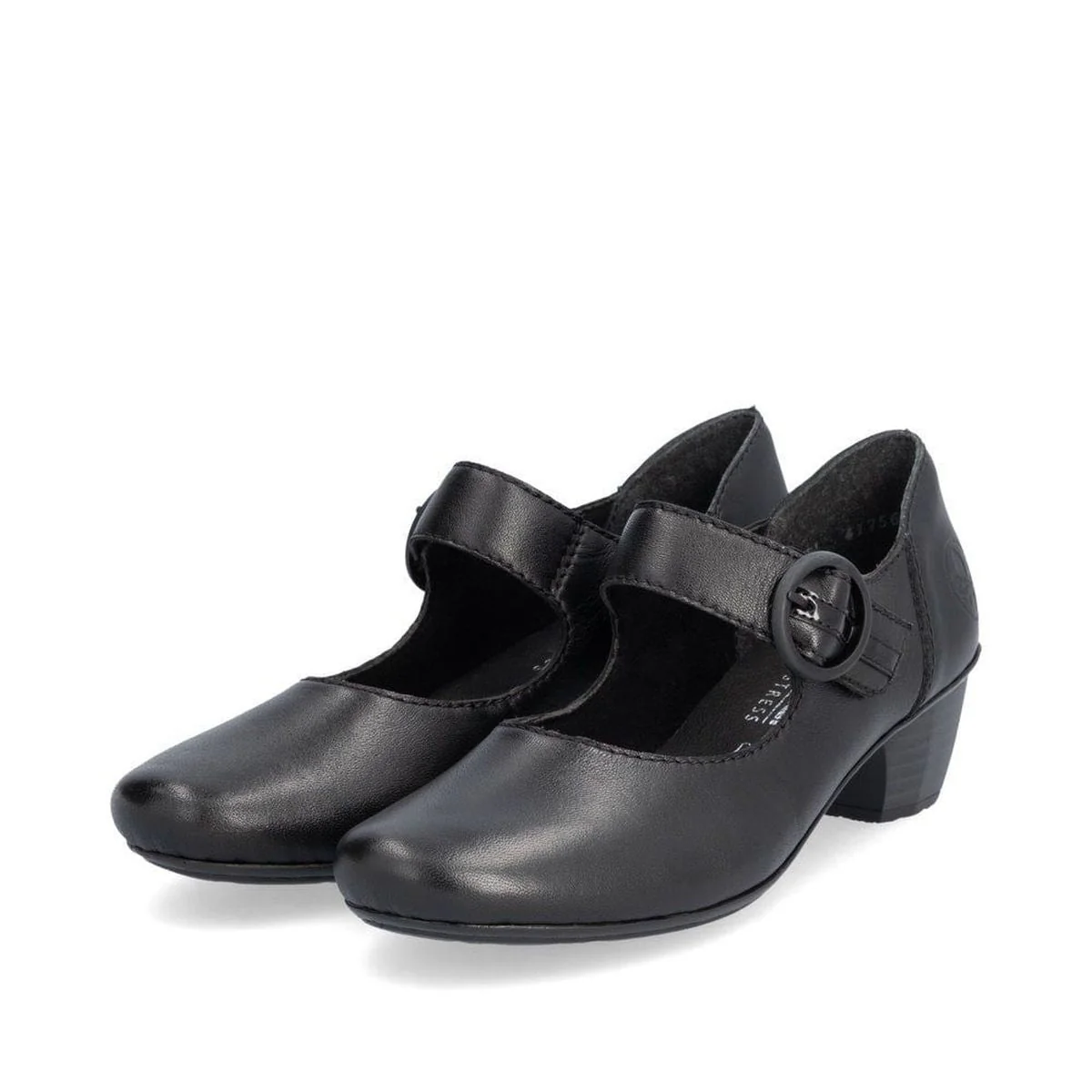 Rieker 41756 Women's Mary Jane Block Heel in Black - Image 5