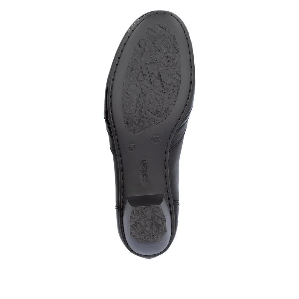 Rieker 41757 Women's Dress Block Heel in Black - Image 7