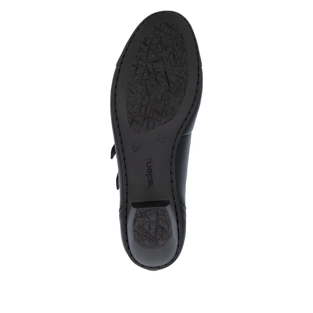 Rieker 41758 Women's Dress Block Heel in Patent Black - Image 7