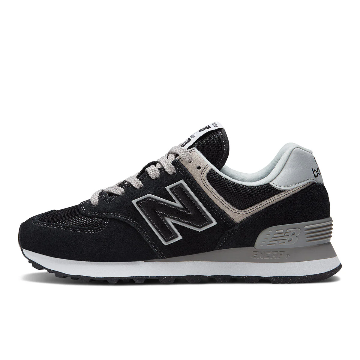 New Balance Women’s 574 Core Sneaker — Black/White - Image 2