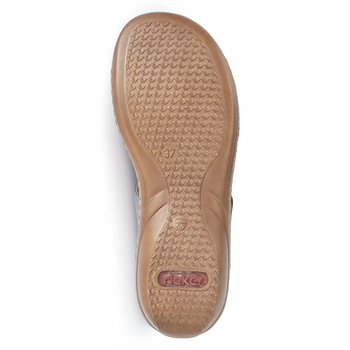 Rieker 60885 Women's Mule Sandals in Blue - Image 6