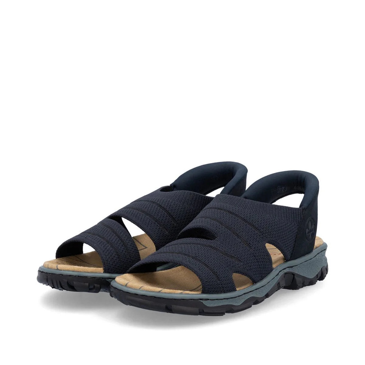 Rieker 68895-14 Women’s Knit Sandals in Black – Lightweight Summer Comfort - Image 5