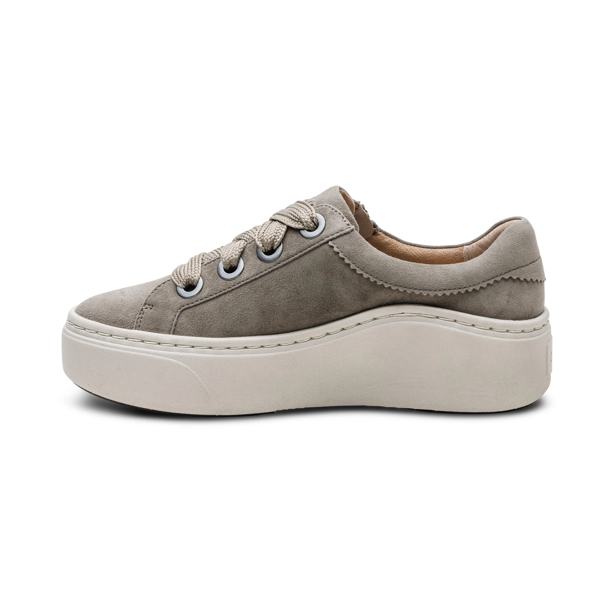 Aetrex Aubrey Arch Support Platform Sneaker – Taupe - Image 2