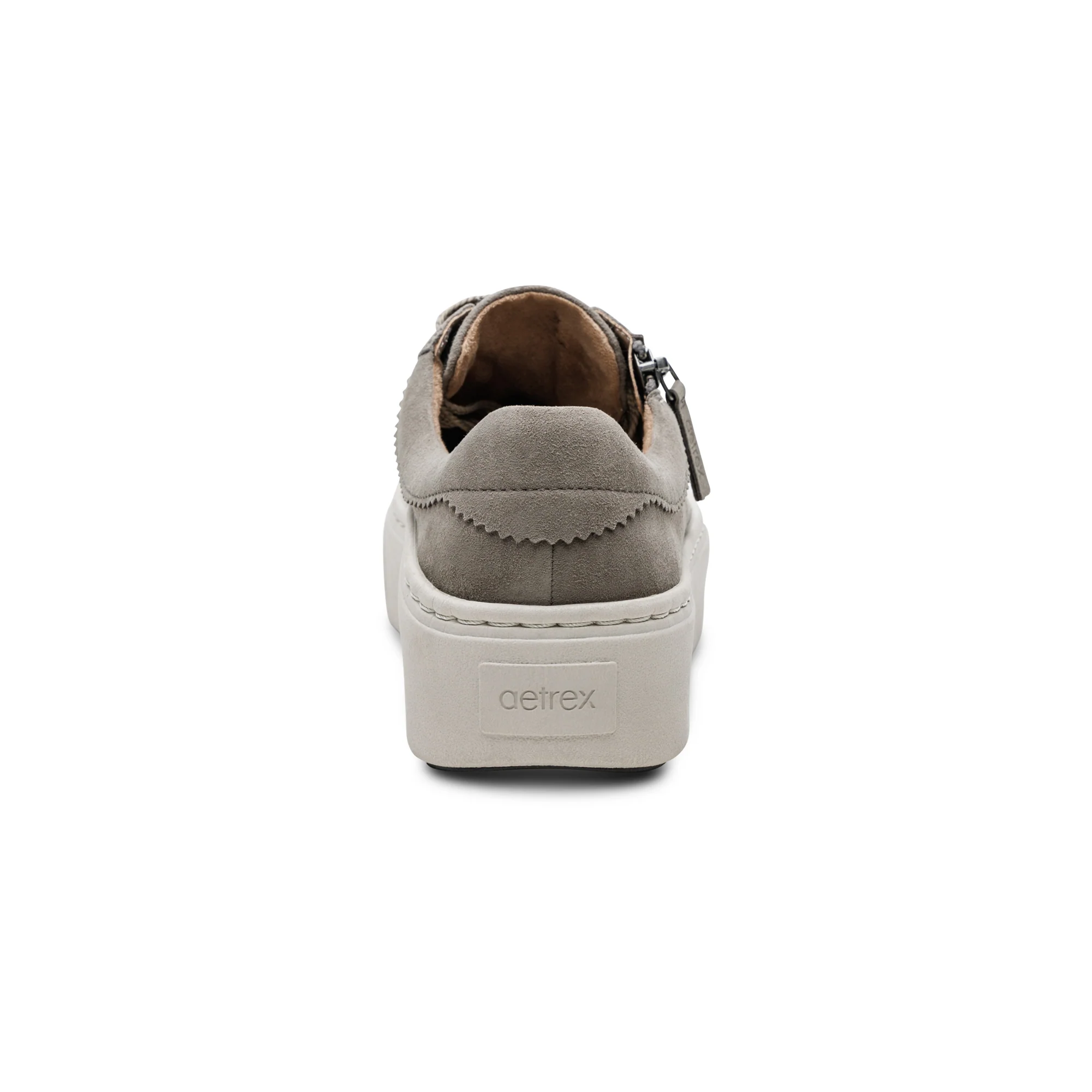 Aetrex Aubrey Arch Support Platform Sneaker – Taupe - Image 3