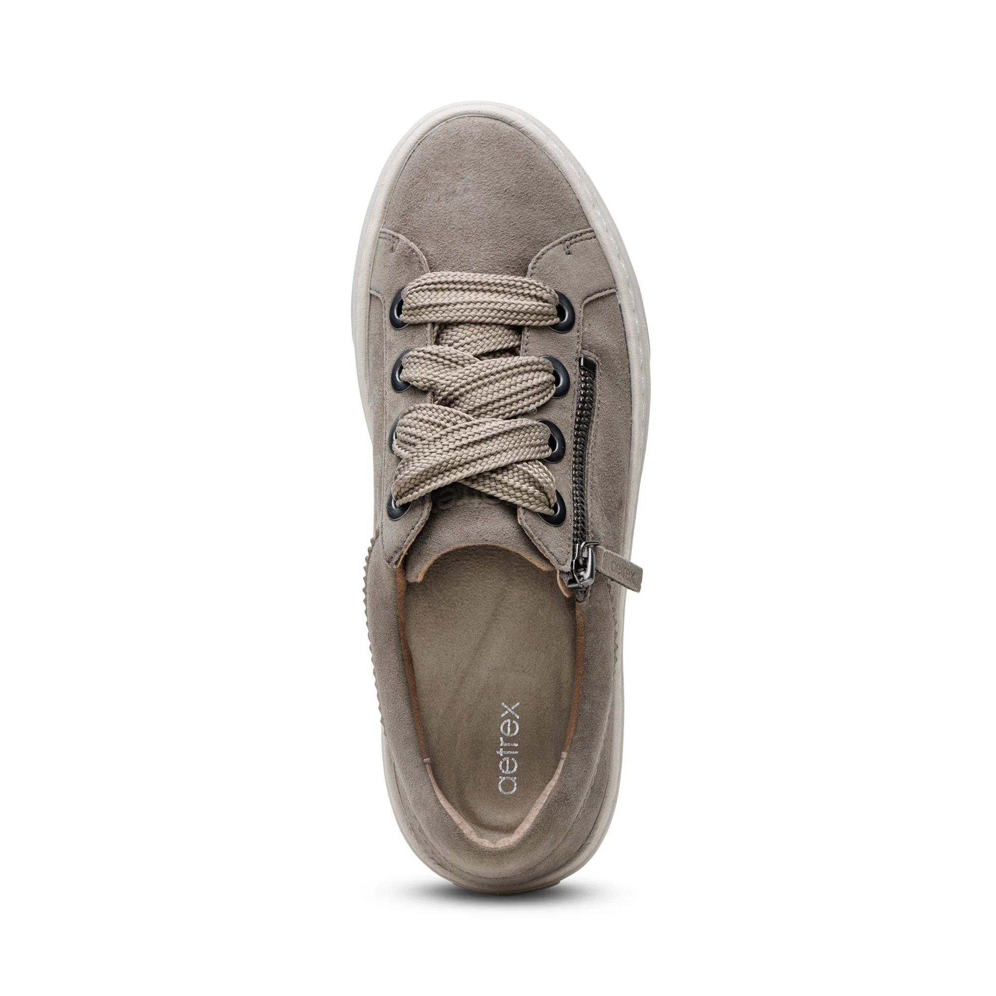 Aetrex Aubrey Arch Support Platform Sneaker – Taupe - Image 4