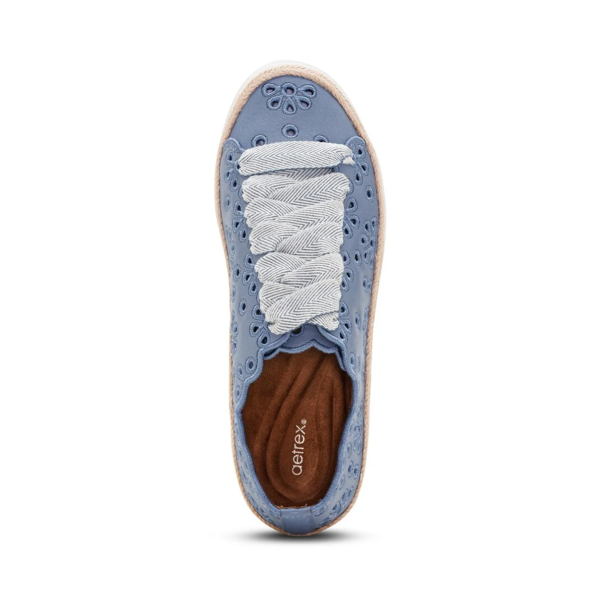 Aetrex Charlotte Women's Sneaker in Hazy Blue - Image 5
