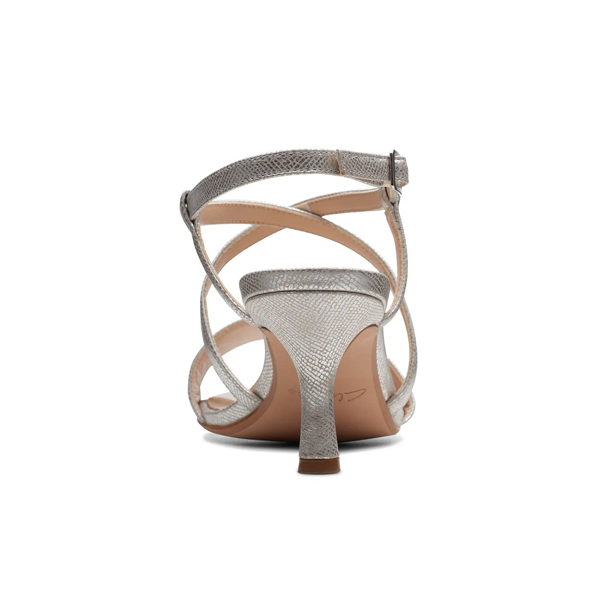 Clarks Women's Amali Slingback Heeled Sandal - Silver - Image 6