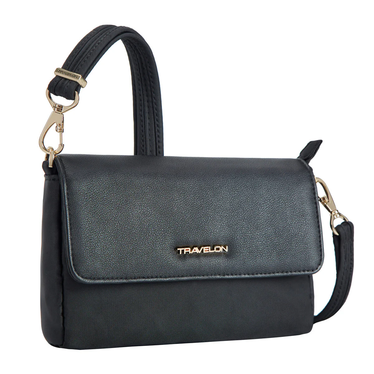 Anti-Theft Addison Convertible Belt Bag in Black - Image 6