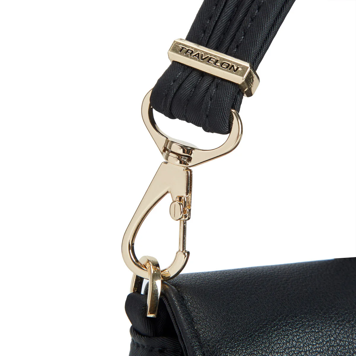 Anti-Theft Addison Convertible Belt Bag in Black - Image 8