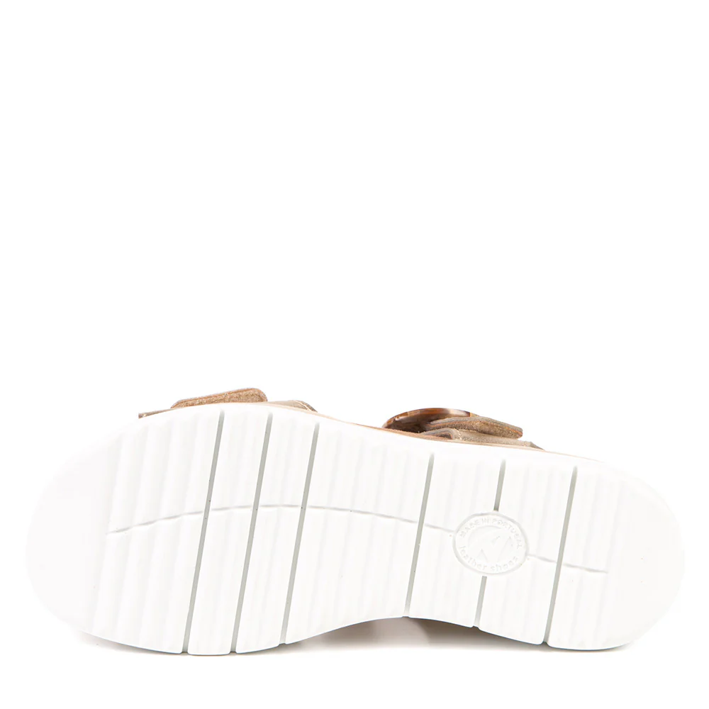 Anzia 12237 Women's Wedge Sandals in Platino - Image 4