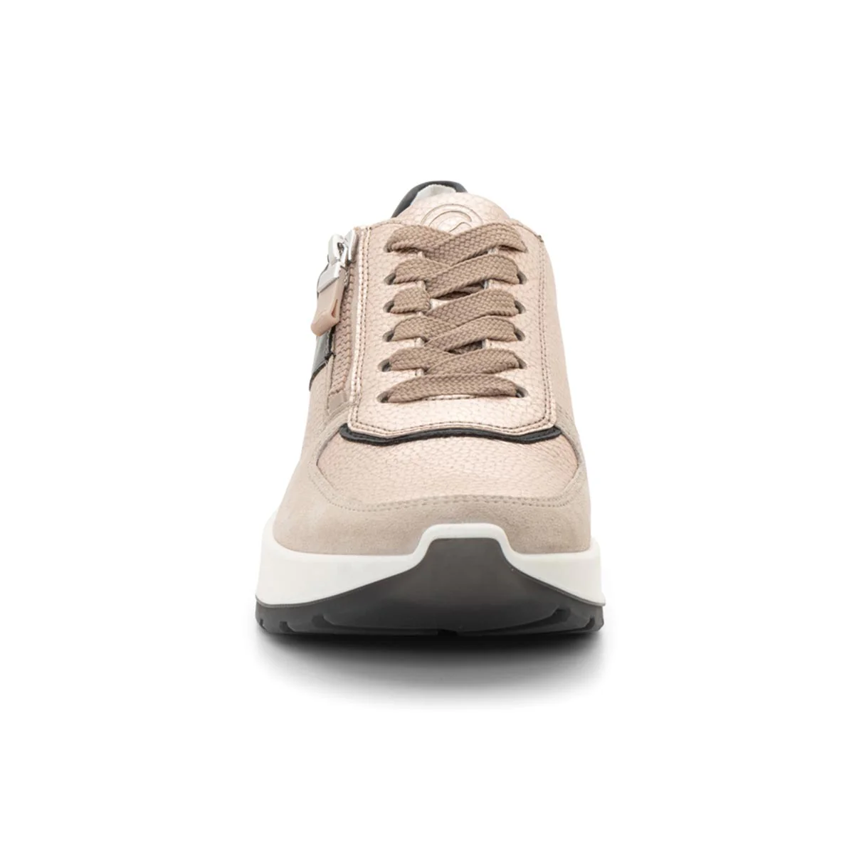 Ara Nagano Women's Lace Sneaker in Sand Black - Image 6