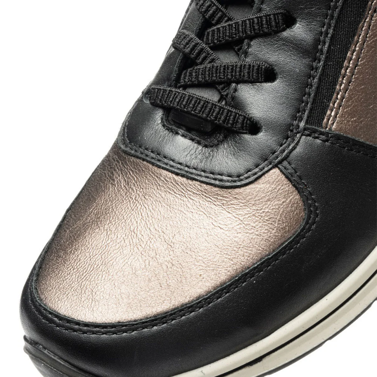 Ara Ovation Women's Lace Hands Free Sneaker in Black - Image 6