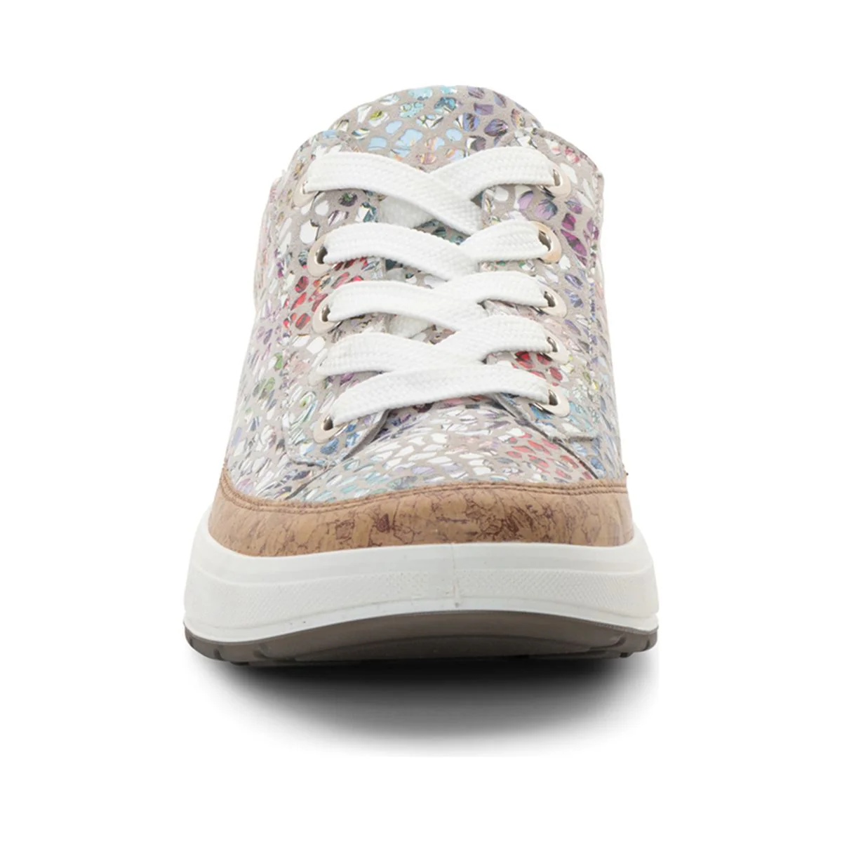 Ara Rem Women's Kork Wrap Lace Sneaker in Multi - Image 2