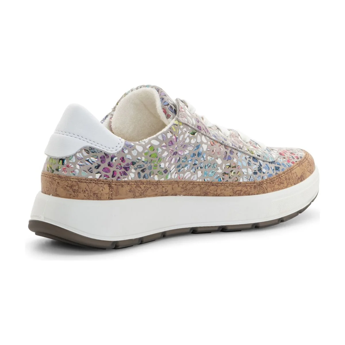 Ara Rem Women's Kork Wrap Lace Sneaker in Multi - Image 6
