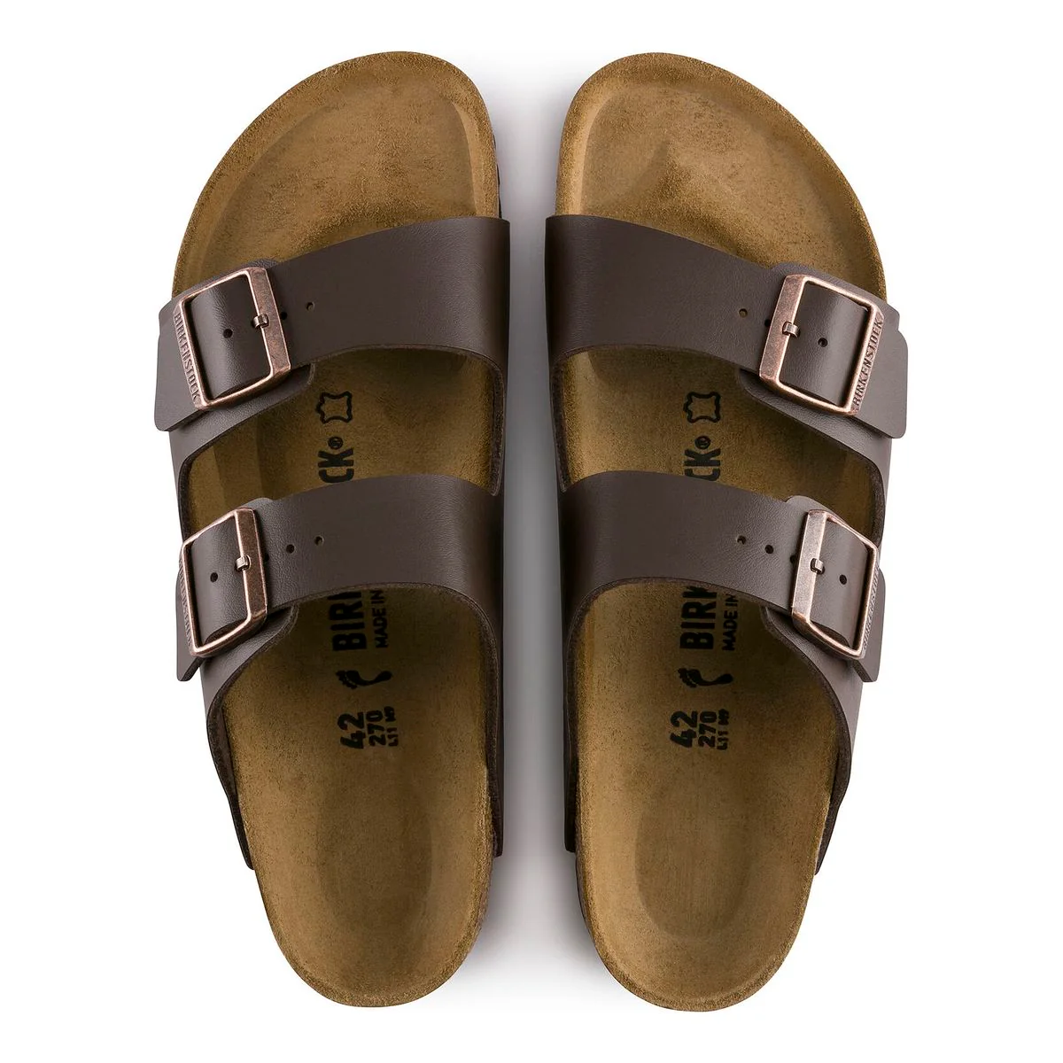 Birkenstock Arizona Birko-Flor Sandal – Brown - Image 3