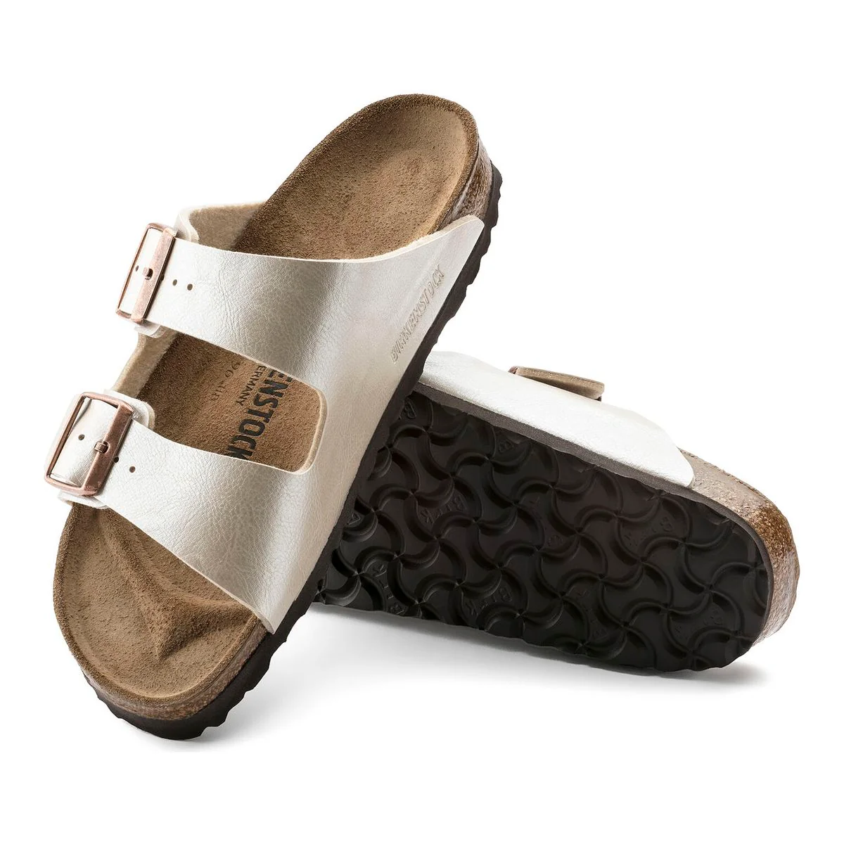 Birkenstock Arizona Birko-Flor – Graceful Pearl White - Image 3