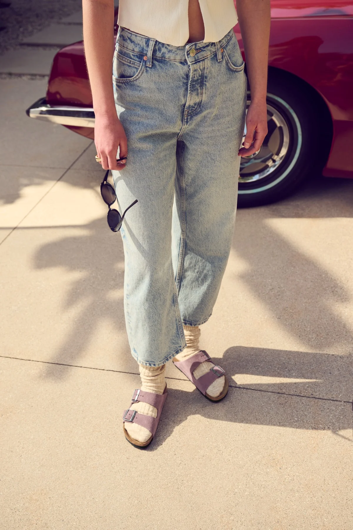 Birkenstock Arizona Soft Footbed — Faded Purple Suede - Image 5