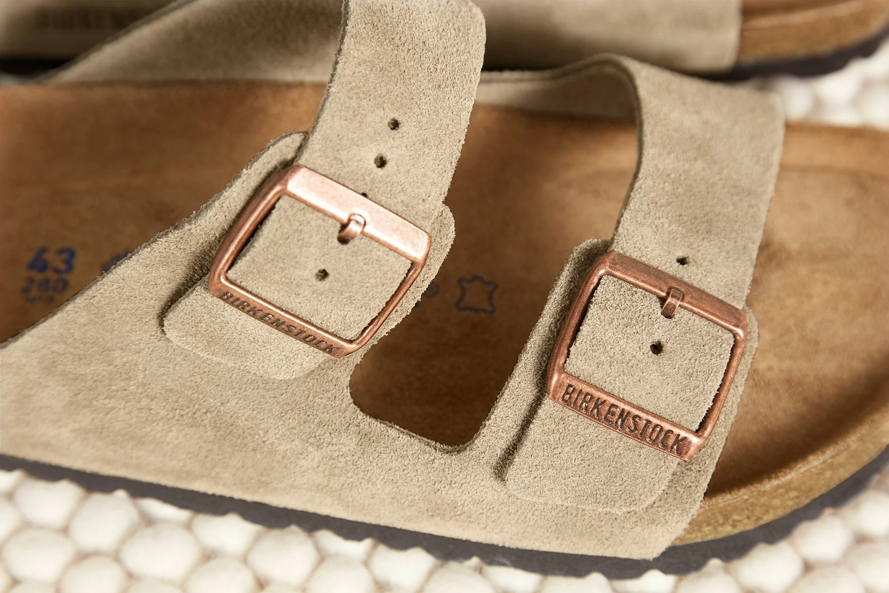 Birkenstock Arizona Soft Footbed — Taupe Suede - Image 3