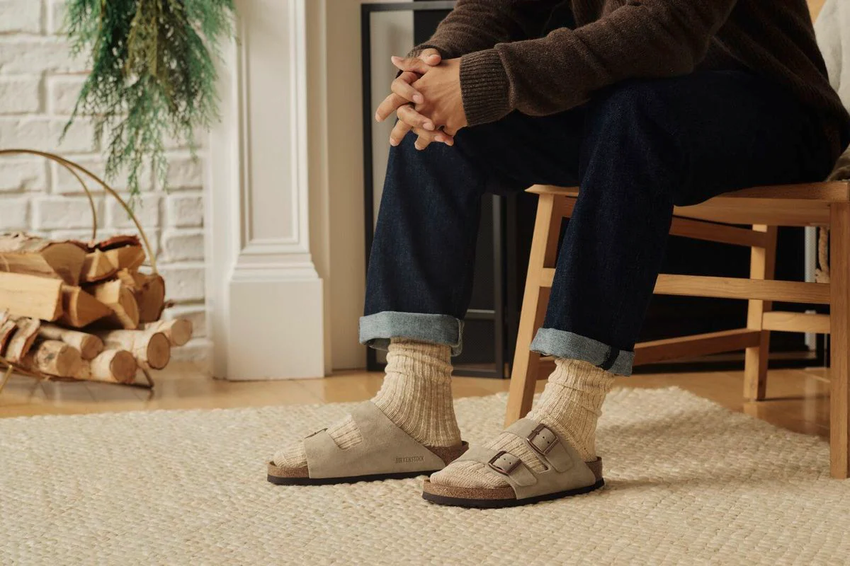 Birkenstock Arizona Soft Footbed — Taupe Suede - Image 7
