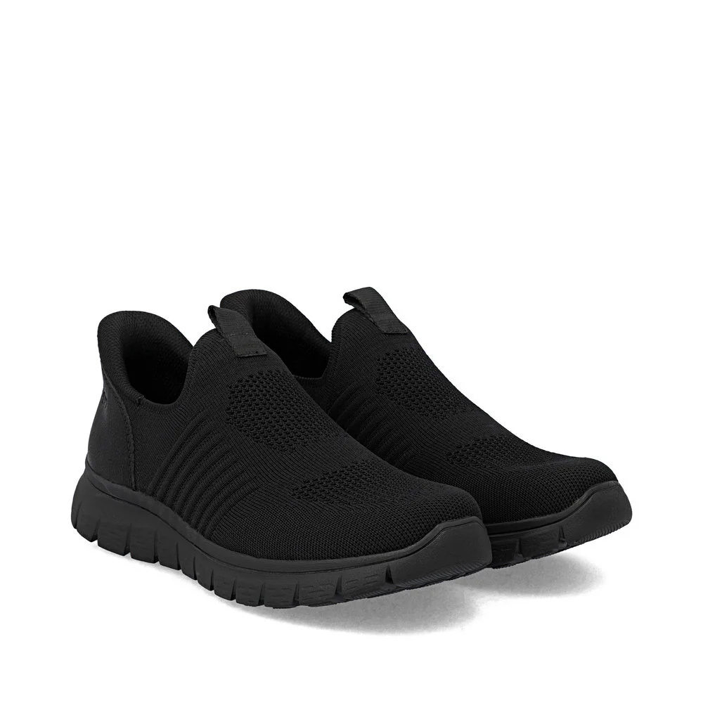 Rieker B6659 Men's Ready to Go Slip On Shoe in Black - Image 5