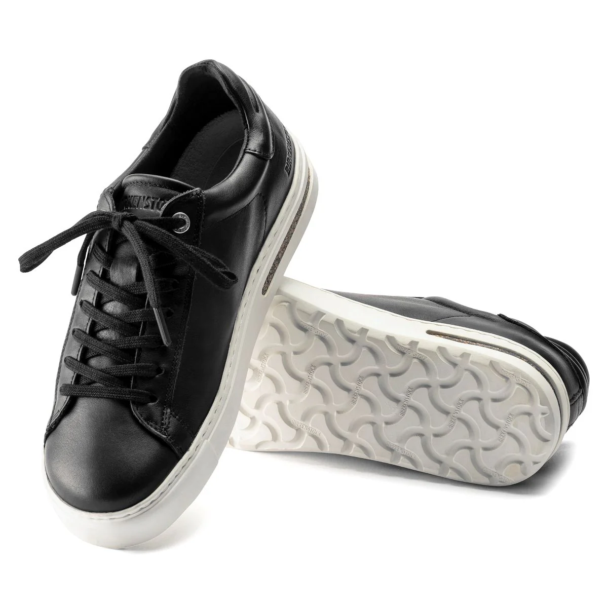 Birkenstock Bend Leather Lace-Up Sneaker — Black (Unisex) - Image 2