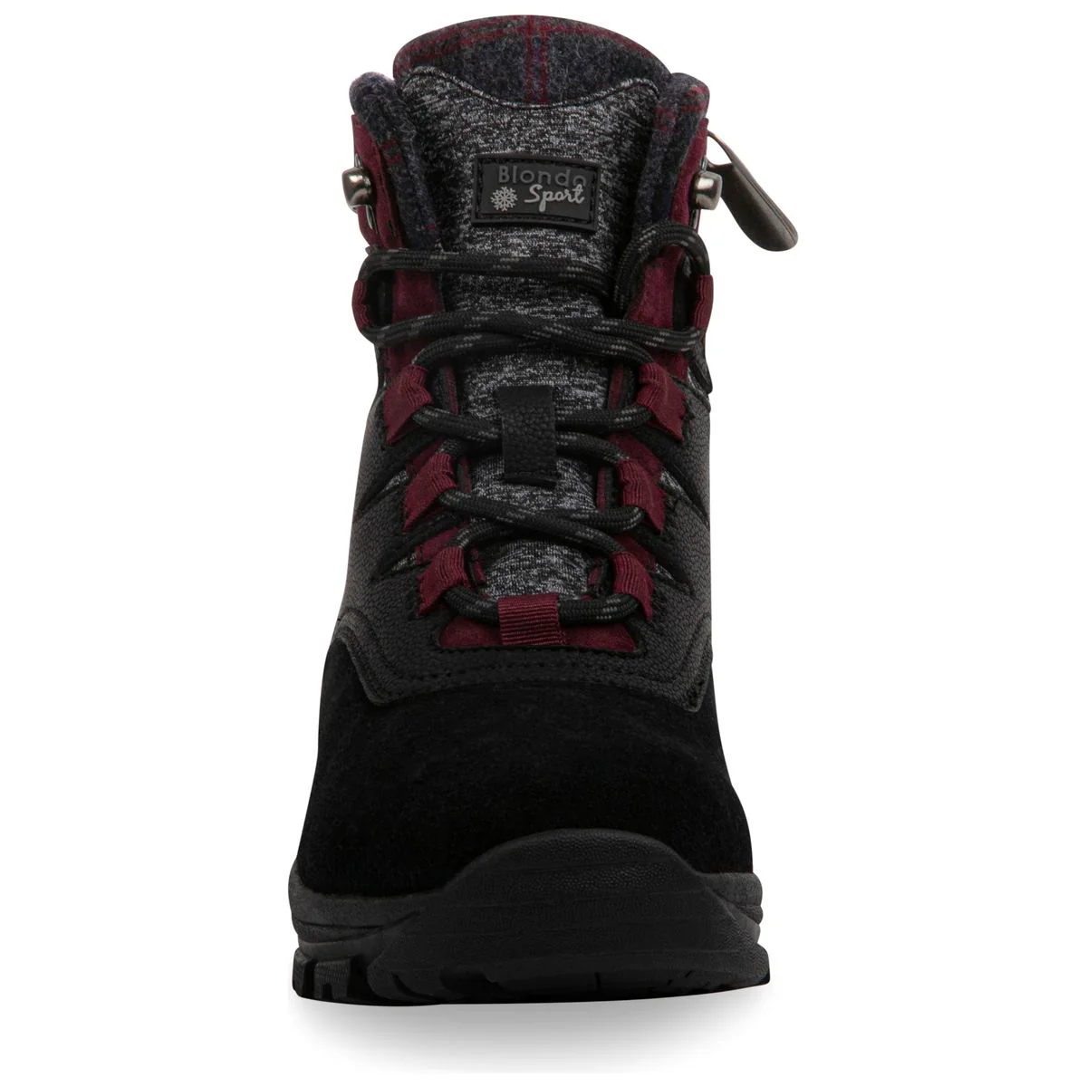 Blondo Maxine Women's Waterproof Winter Boot in Black Burgundy - Image 4