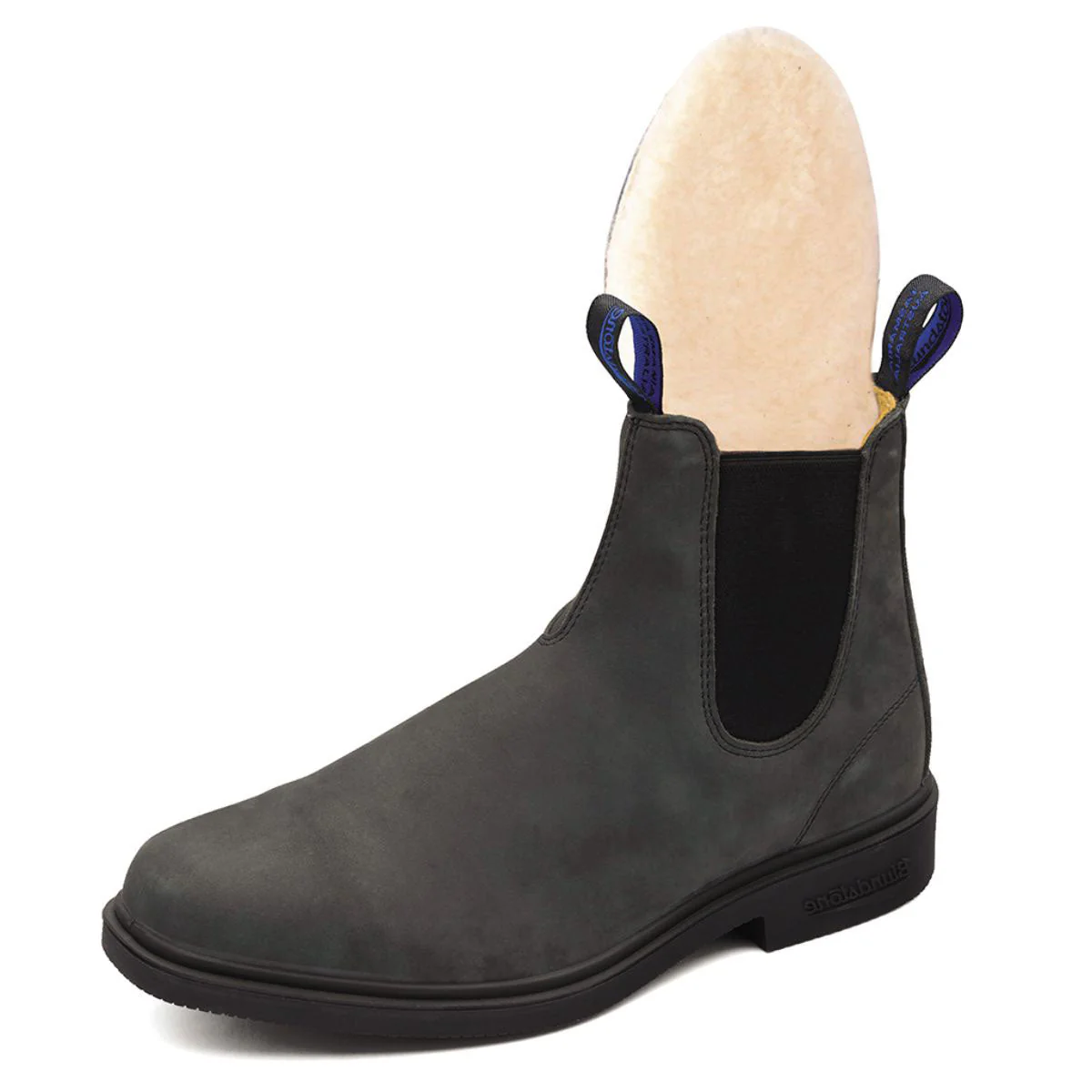 Blundstone 1392 Unisex Winter Thermal Dress Boot in Chisel Black - Image 6