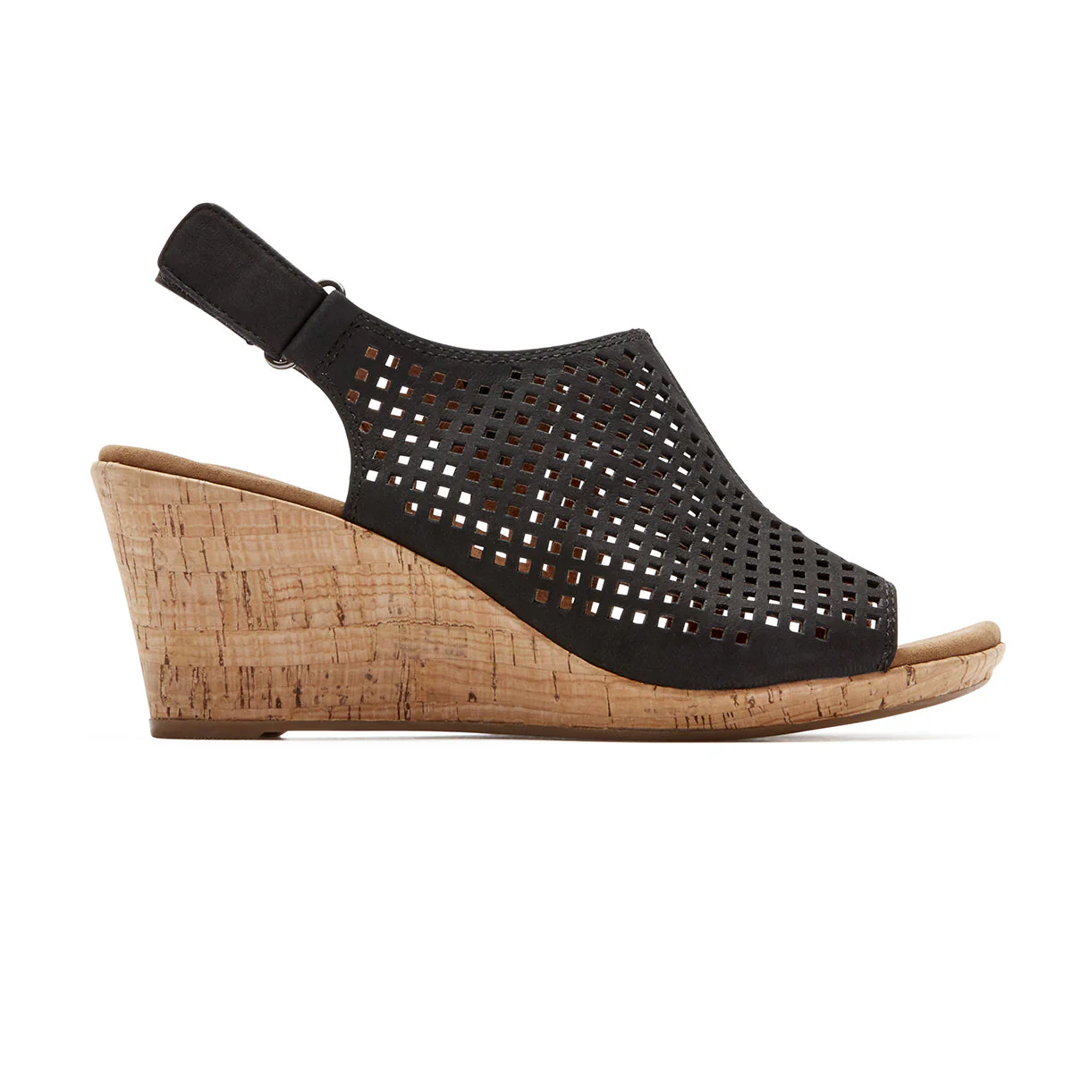 Rockport Briah Perforated Sling Wedge Sandals - Image 3
