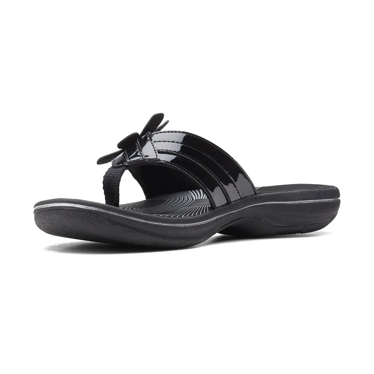 Brinkley Flora Women's Thong Sandals in Patent - Image 3