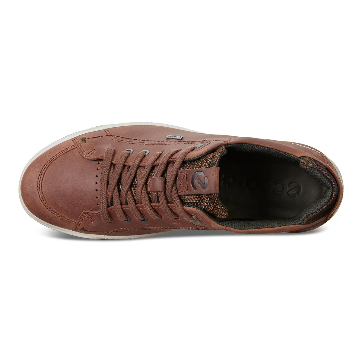 Ecco Byway Tred Men's Gore-Tex Lace Up Shoe in Brandy - Image 4