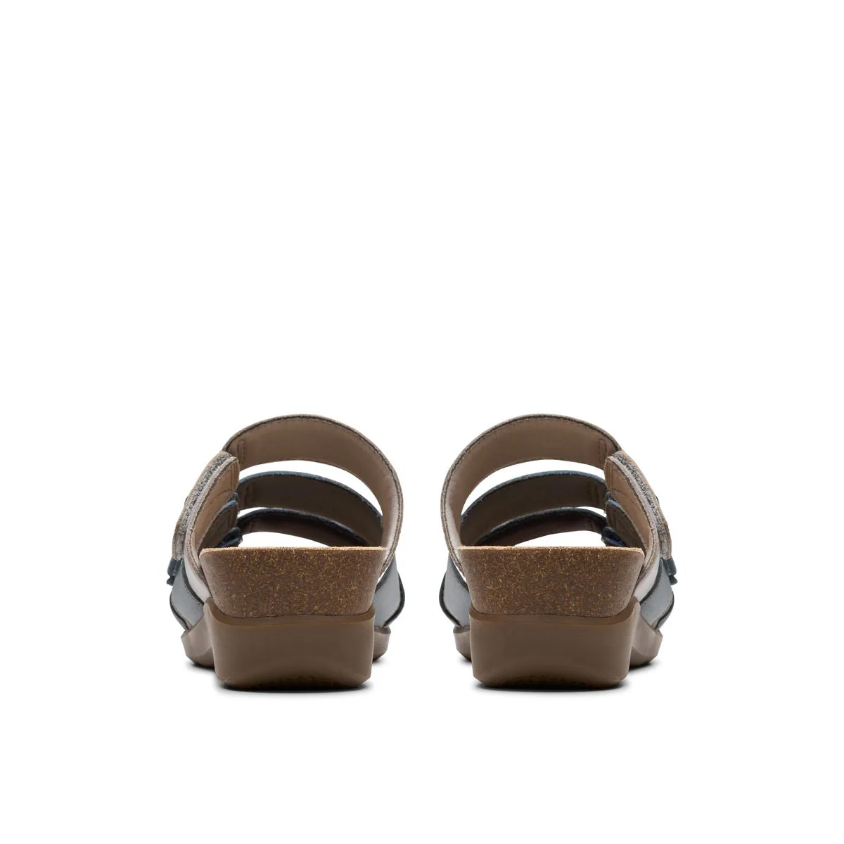 Clarks Calenne Lily Women’s Leather Sandals in Navy - Image 6