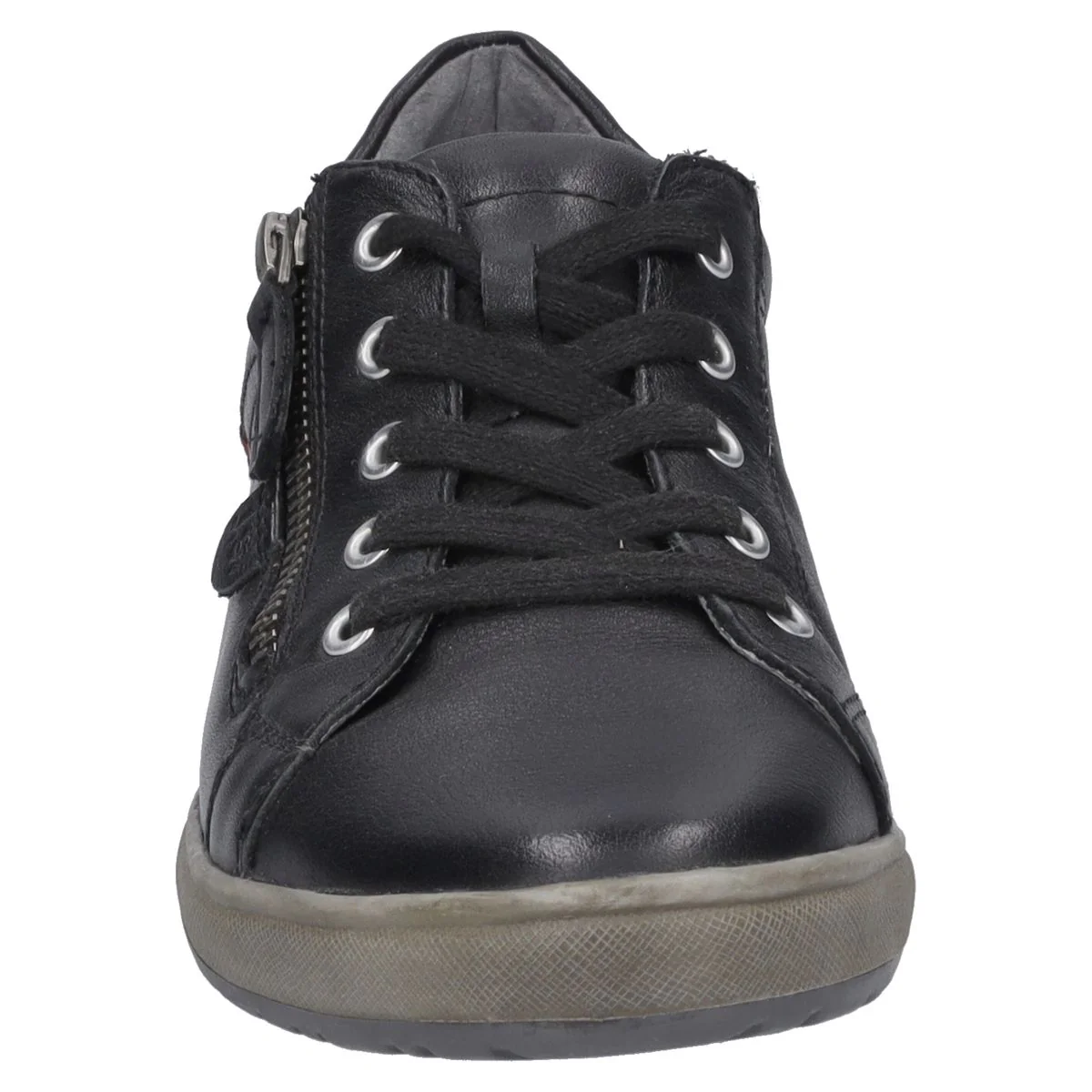 Josef Seibel Caren 12 Women's Side-Zip Sneaker in Black - Image 4