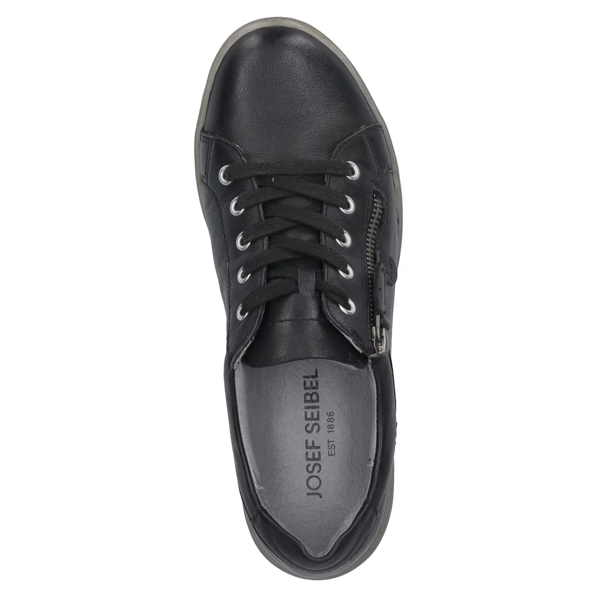 Josef Seibel Caren 12 Women's Side-Zip Sneaker in Black - Image 6